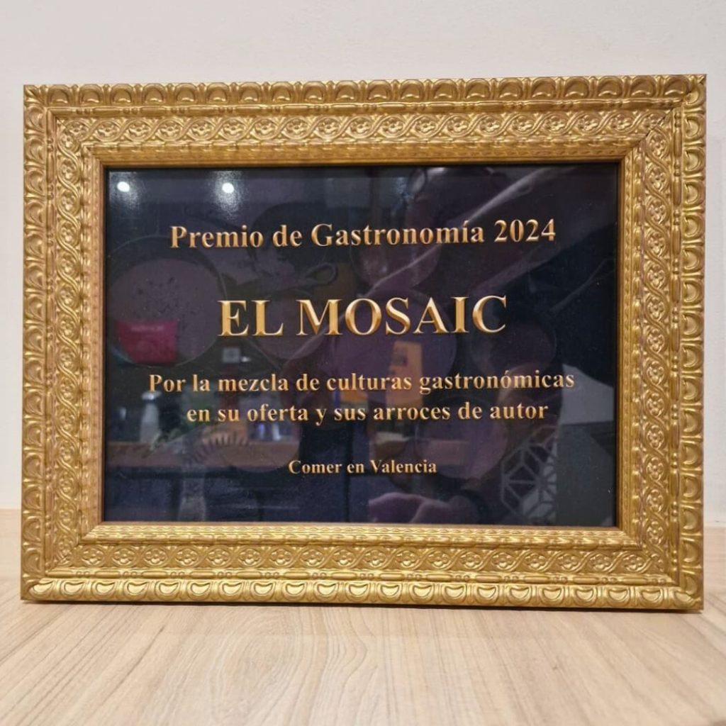 Premio El Mosaic Gastronomía 2024.