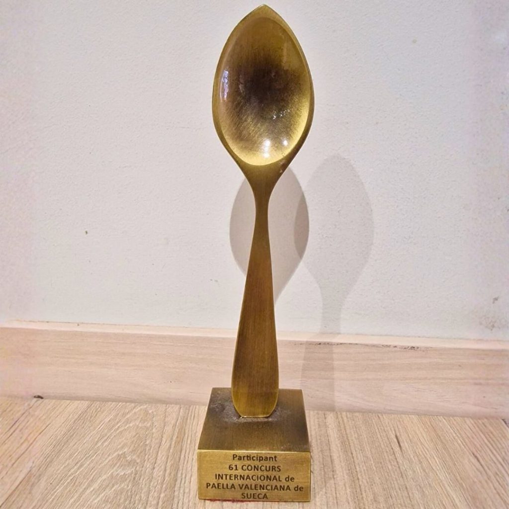 Premio participante El Mosaic en el Concurso Internacional de Paella.