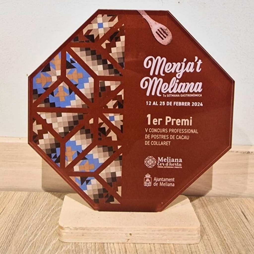 Primer premio El Mosaic en el Concurs Professional de Postres Cacau Collaret 2024
