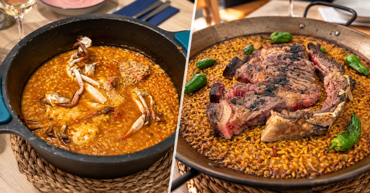 ¿Paella o arroz meloso?